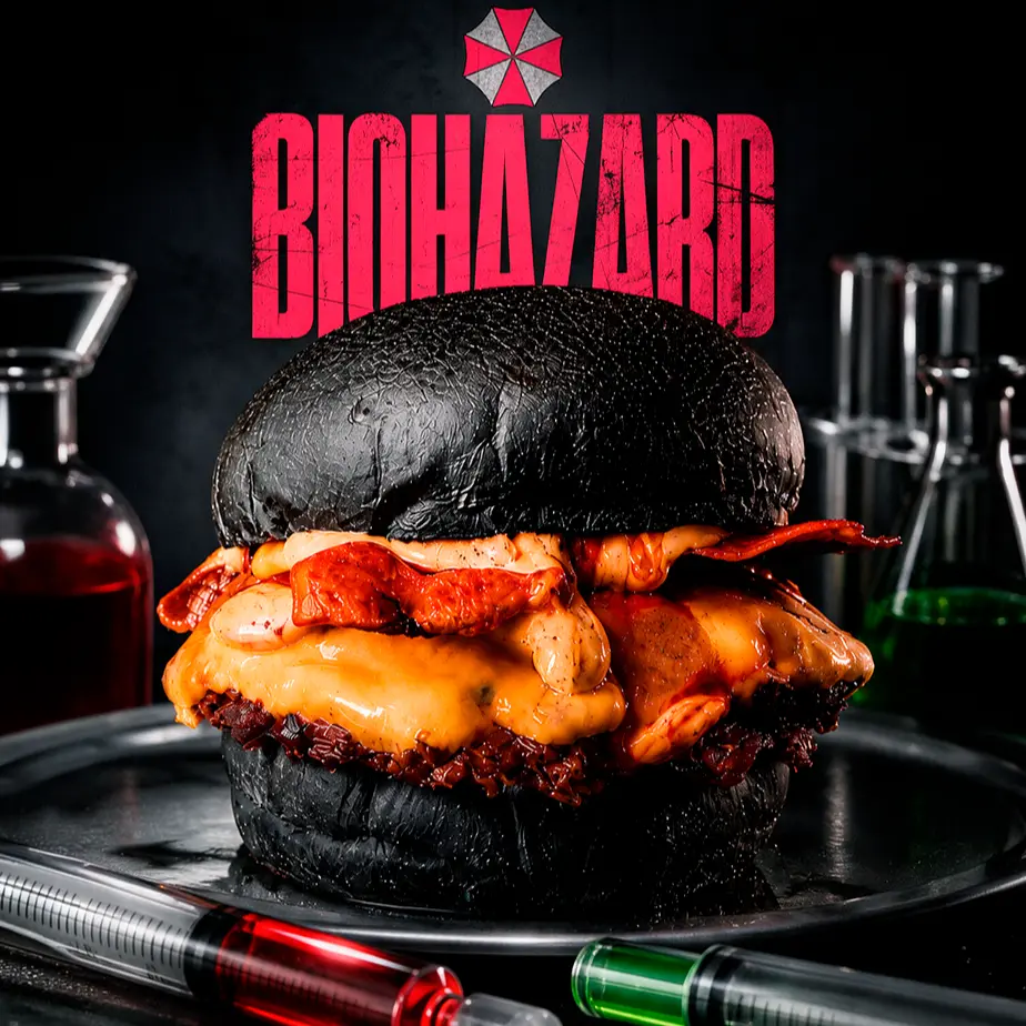 Hamburguesa BIOHAZARD de Corporación Umbrella SH